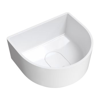 - OMNIRES CADENCE M+ umywalka nablatowa, 42 x 37 cm, biały połysk CADENCE420BP - CADENCE420BP - Łazienki Szydłowski