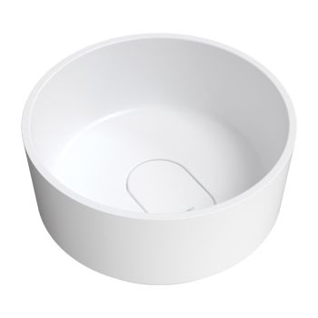  - OMNIRES CADENCE M+ umywalka nablatowa, ø42 cm, biały mat CADENCER420BM - CADENCER420BM - Łazienki Szydłowski