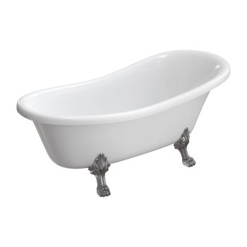 - OMNIRES ATENA COMFORT M+ wanna wolnostojąca, 168 x 76 cm, biały połysk ATENA168BP - ATENA168BP - Łazienki Szydłowski