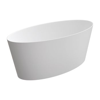  - OMNIRES ROMA M+ nowoczesna wanna wolnostojąca 159 x 72 cm, biały mat ROMA159BM - ROMA159BM - Łazienki Szydłowski