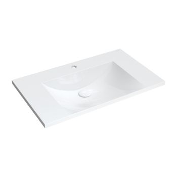 - OMNIRES NAXOS M+ umywalka meblowa, 76 x 46 cm, biały połysk NAXOS760BP - NAXOS760BP - Łazienki Szydłowski