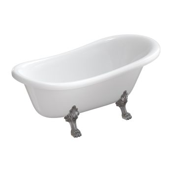 - OMNIRES ATENA COMFORT M+ wanna wolnostojąca Retro 157 x 77 cm, biały połysk ATENA157BP - ATENA157BP - Łazienki Szydłowski