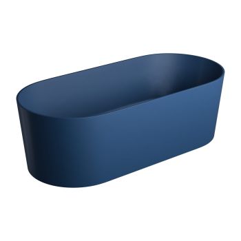  - OMNIRES OVO M+ wanna wolnostojąca, 160 x 75 cm, midnight blue mat OVOWWMB - OVOWWMB - Łazienki Szydłowski