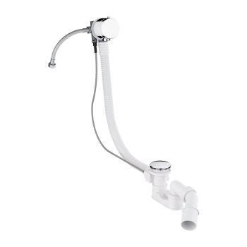  - OMNIRES CGS syfon wannowy przelewowo-odpływowo-napełniający, chrom połysk TK122-PLUS-3.01+64-SCR - TK122-PLUS-3.01+64-SCR - Łazienki Szydłowski