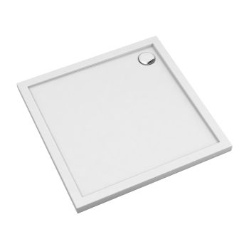 - OMNIRES MERTON akrylowy brodzik prysznicowy, 80 x 80 cm, biały połysk MERTON80-KBP - MERTON80-KBP - Łazienki Szydłowski