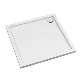 - OMNIRES MERTON akrylowy brodzik prysznicowy, 90 x 90 cm, biały połysk MERTON90-KBP - MERTON90-KBP - Łazienki Szydłowski