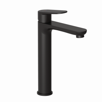 - KLUDI X1 bateria umywalkowa wysoka 210 czarny mat 322983975 - 322983975 - Łazienki Szydłowski