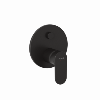 - KLUDI X1 podtynkowa bateria wannowo-natryskowa czarny mat 327593975 - 327593975 - Łazienki Szydłowski