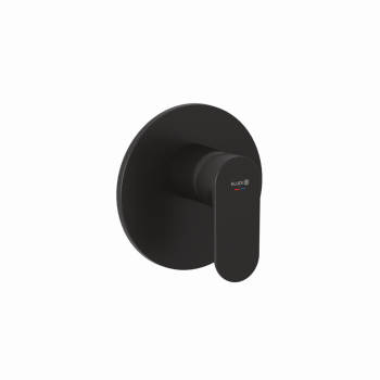 - KLUDI X1 podtynkowa bateria natryskowa zestaw elementów natynkowych czarny mat 327553975 - 327553975 - Łazienki Szydłowski