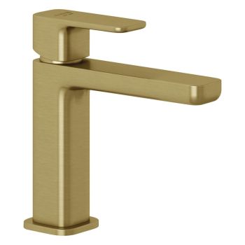  - KLUDI RENON bateria umywalkowa 110 złoty szczotkowany 42282N075 - 42282N075 - Łazienki Szydłowski
