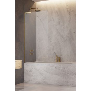 - Radaway Modo SL PNJ II parawan nawannowy jednoczęściowy Prawy 60 cm złoty 103160600901R - 10316060-09-01R - Łazienki Szydłowski