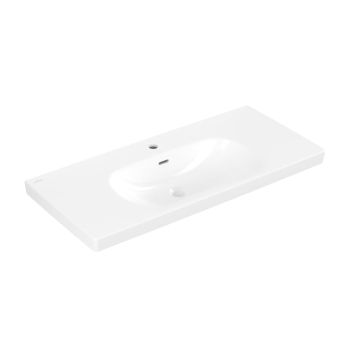  - Villeroy & Boch Skyla umywalka ścienna 100 x 46 cm  kolor biały połysk z  powłoka Ceramic Plus - 5A51A5R1 - Łazienki Szydłowski