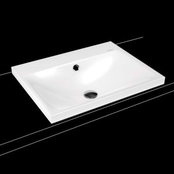  - KALDEWEI SILENIO umywalka 60 x 46 cm wpuszczana w blat kolor biały z Perl-Effekt 903906003001 - 903906003001 - Łazienki Szydłowski