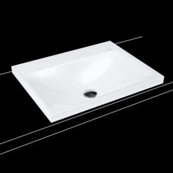  - KALDEWEI SILENIO umywalka 60 x 46 cm wpuszczana w blat kolor biały z Perl-Effekt 903906313001 - 903906313001 - Łazienki Szydłowski