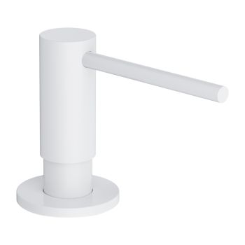 - OMNIRES MODERN PROJECT dozownik mydła w płynie, nablatowy, biały mat MP60723WM - MP60723WM - Łazienki Szydłowski