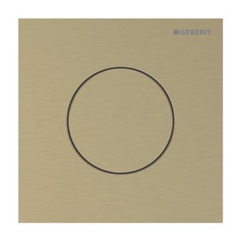  - GEBERIT typ 40 System spłukiwania pisuarów z pneumatycznym uruchamianiem spłukiwania,  mosiądz / szczotkowany, z powłoką easy-to-clean 116014QF1 - 116.014.QF.1 - Łazienki Szydłowski