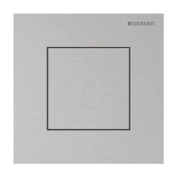- GEBERIT typ 40 System spłukiwania pisuarów z pneumatycznym uruchamianiem spłukiwania, przycisk uruchamiający kwadratowy szczotkowany, z powłoką easy-to-clean 116217FW1 - 116.217.FW.1 - Łazienki Szydłowski