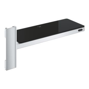- GROHE-AQUA Rainshower Półka kolor chrom / czarny 101677KI00 - 101677KI00 - Łazienki Szydłowski
