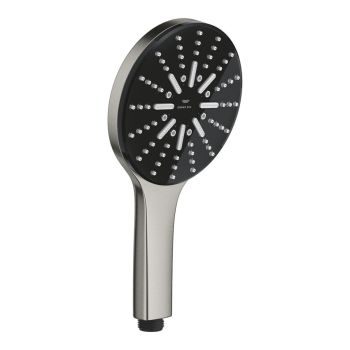 - GROHE-AQUA Rainshower Słuchawka prysznicowa 3 strumienie kolor stal nierdzewna 101676DC00 - 101676DC00 - Łazienki Szydłowski