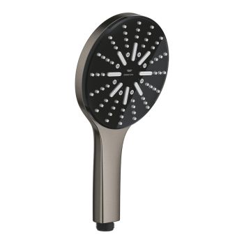 - GROHE-AQUA Rainshower Słuchawka prysznicowa 3 strumienie brushed hard graphite 101676AL00 - 101676AL00 - Łazienki Szydłowski
