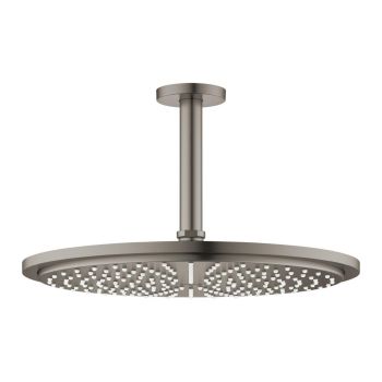 - GROHE-Rainshower Cosmopolitan 310 Deszczownica z przepustem stropowym 142 mm, 1 strumień satin graphite 100739MG00 - 100739MG00 - Łazienki Szydłowski