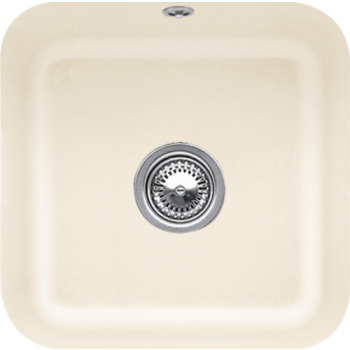  - VILLEROY&BOCH Cisterna 50 Zlewozmywak podblatowy, 44,5 x 44,5 cm ivory z powłoką ceramicplus 670301FU - 670301FU - Łazienki Szydłowski
