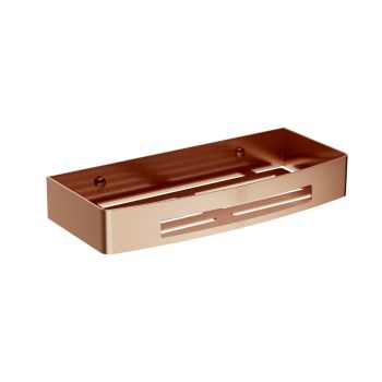 - OMNIRES UNI koszyk prysznicowy, 30 x 5 x 13 cm, miedź szczotkowana UN10331CPB - UN10331CPB - Łazienki Szydłowski