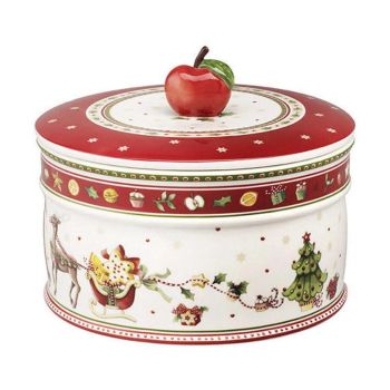  - Villeroy&Boch Winter Bakery Delight Pojemnik na ciastka Ø17,3 cm czerwony  1486124526 - 1486124526 - Łazienki Szydłowski