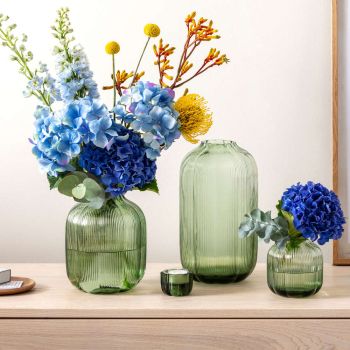 - Villeroy&Boch Fleur Świecznik zielony, 6,3 x 4,5 cm, szkło 1173370860 - 1173370860 - Łazienki Szydłowski