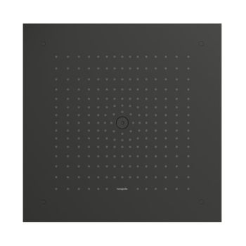 - HANSGROHE Raindance E Deszczownica prysznicowa 40 x 40 cm 1jet czarny chrom szczotkowany 26252340 - 26252340 - Łazienki Szydłowski