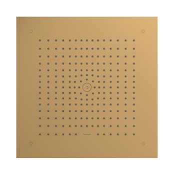 - HANSGROHE Raindance E Deszczownica prysznicowa 40 x 40 cm 1jet EcoSmart brąz szczotkowany 26253140 - 26253140 - Łazienki Szydłowski