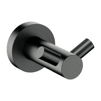  - OMNIRES MODERN PROJECT haczyk podwójny, grafit szczotkowany  MP60120GR - MP60120GR - Łazienki Szydłowski