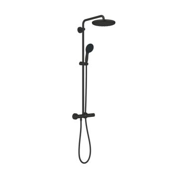 - GROHE- Vitalio Start System 250 system prysznicowy natynkowy z termostatem czarny mat 266782431 - 266782431 - Łazienki Szydłowski