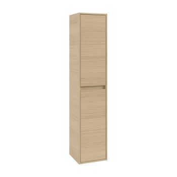 - Villeroy & Boch Skyla szafka wysoka 170 x 35 cm , 2 drzwi kolor nordic oak C80100VJ - C80100VJ - Łazienki Szydłowski