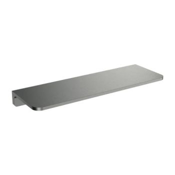 - OMNIRES MODERN PROJECT półka mosiężna 30 x 10 cm kolor grafit szczotkowany MP60931GR - MP60931GR - Łazienki Szydłowski
