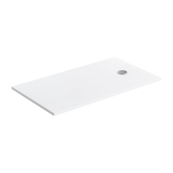  - OMNIRES AQUAPURE M+ konglomeratowy brodzik prysznicowy antypoślizgowy, 90 x 160 cm biały mat  AQUAPURE90-160BM - AQUAPURE90-160BM - Łazienki Szydłowski