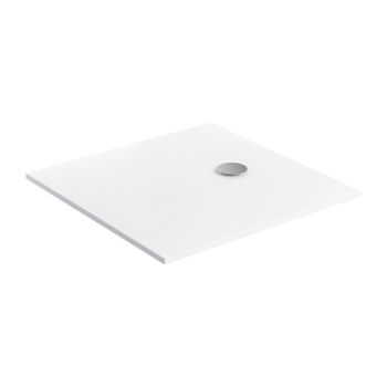  - OMNIRES AQUAPURE M+ konglomeratowy brodzik prysznicowy antypoślizgowy, 80 x 80 cm biały mat  AQUAPURE80-KBM - AQUAPURE80KBM - Łazienki Szydłowski