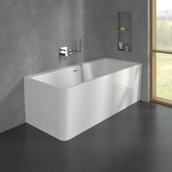  - Villeroy & Boch Subway 3.0 wanna narożna asymetryczna , z obudową 180 x 80 cm biała  UBQ180SBW9CR00V-01 - UBQ180SBW9CR00V-01 - Łazienki Szydłowski