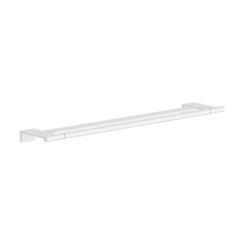  - Hansgrohe AddStoris S Wieszak na ręcznik kąpielowy, podwójny biały mat 41763700 - 41763700 - Łazienki Szydłowski