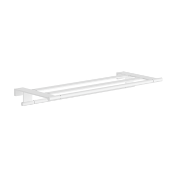  - Hansgrohe AddStoris S Półka na ręczniki z wieszakiem biały mat  41781700 - 41781700 - Łazienki Szydłowski