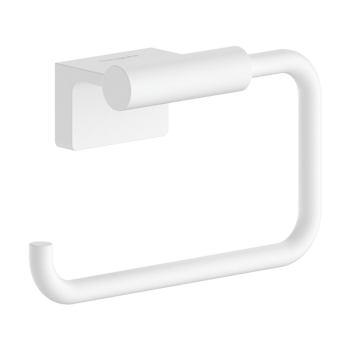  - Hansgrohe AddStoris S Uchwyt na papier toaletowy biały mat 41788700 - 41788700 - Łazienki Szydłowski