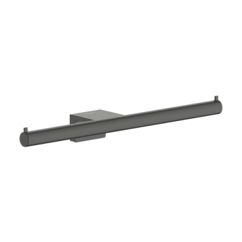  - Hansgrohe AddStoris S Uchwyt na papier toaletowy, podwójny czarny chrom szczotkowany  41768340 - 41768340 - Łazienki Szydłowski