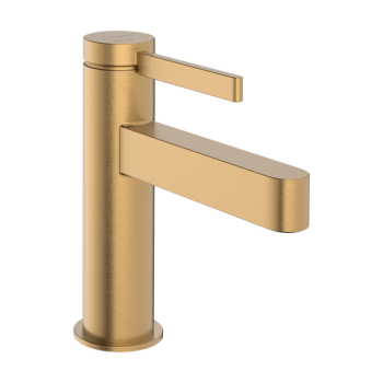 - Hansgrohe Finoris bateria umywalkowa 100 CoolStart z kompletem odpływowym Push-Open brąz szczotkowany 76012140 - 76012140 - Łazienki Szydłowski