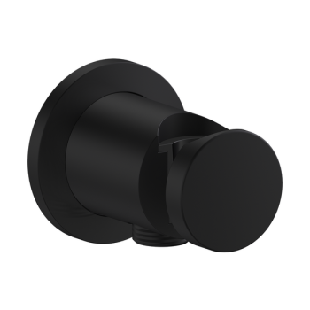  - AXOR One Przyłącze węża z uchwytem, czarny mat  48780670 - 48780670 - Łazienki Szydłowski