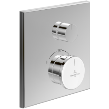  - Villeroy & Boch Vea bateria prysznicowa podtynkowa z termostatem do 1 odbiornika chrom / biały  TVS11700100261 - TVS11700100261 - Łazienki Szydłowski