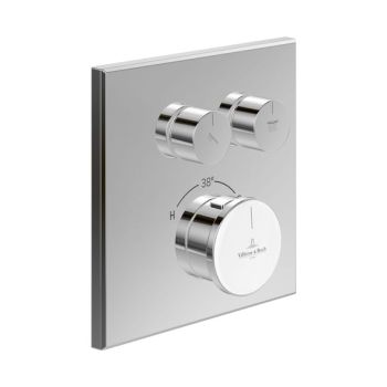  - Villeroy & Boch Vea bateria  termostatyczna do obsługi 2 odbiorników  chrom / biały  TVS11700200261 - TVS11700200261 - Łazienki Szydłowski