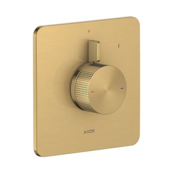 - AXOR Citterio C Bateria prysznicowa z mieszaczem do 1 odbiornika, złoty optyczny szczotkowany 49651250 - 49651250 - Łazienki Szydłowski