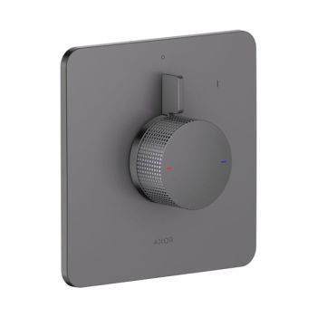 - AXOR Citterio C Bateria prysznicowa z mieszaczem do 1 odbiornika, czarny chrom polerowany 49651330 - 49651330 - Łazienki Szydłowski