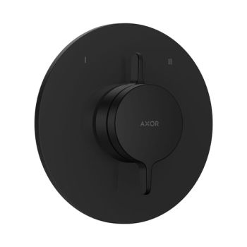  - AXOR One Bateria z mieszaczem do 2 odbiorników, podtynkowa czarny mat 48415670 - 48415670 - Łazienki Szydłowski