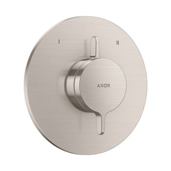- AXOR One Bateria z mieszaczem do 2 odbiorników, podtynkowa stal szlachetna optyczna 48415800 - 48415800 - Łazienki Szydłowski